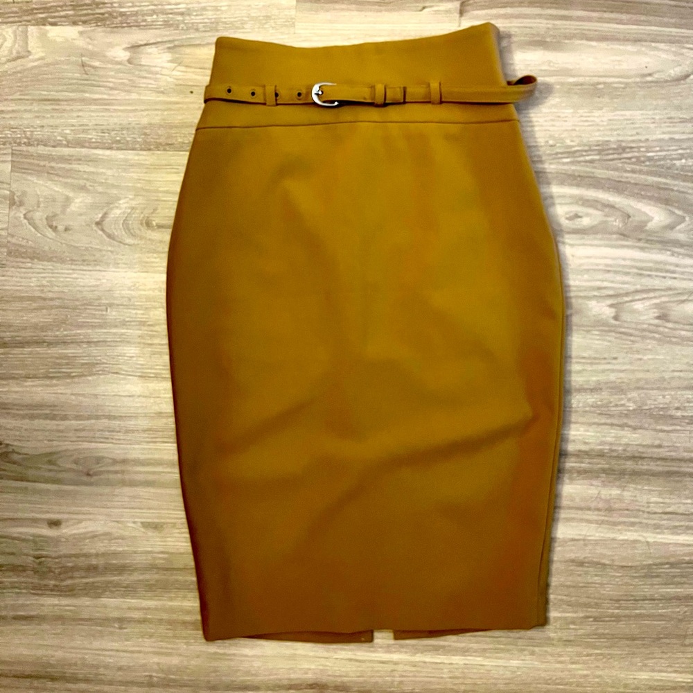 High waist pencil skirt